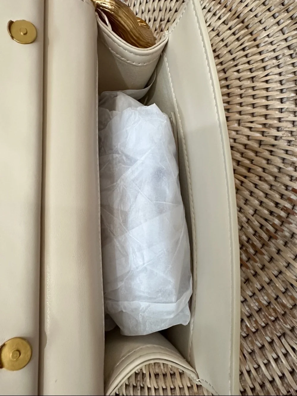 JW PEI - Holly Mini Clutch with Gold Leaf Accent - Picture 10 of 12